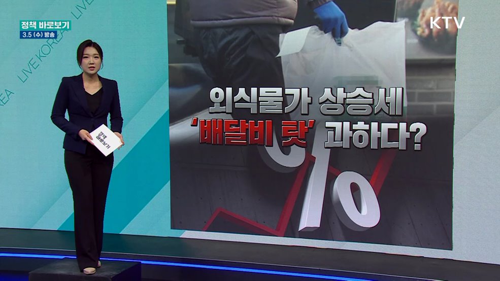 외식물가 상승세, '배달비 탓'은 과하다?