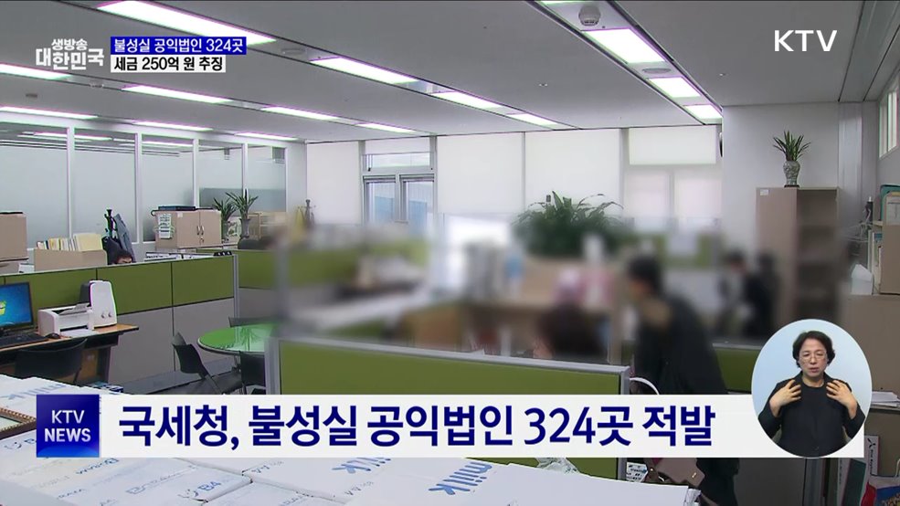 기부금 사적 유용···공익법인 324곳 적발