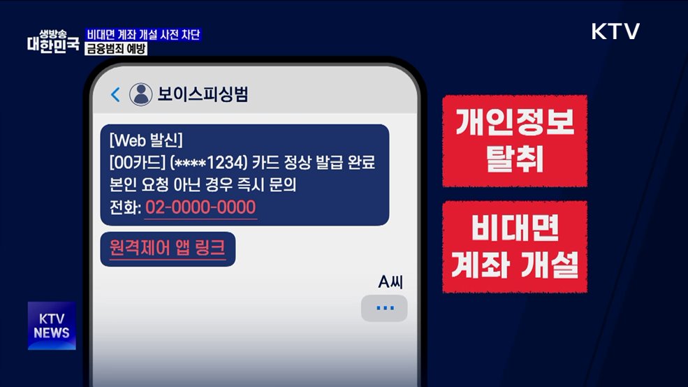나도 모르는 계좌 개설 '사전 차단'···금융범죄 예방