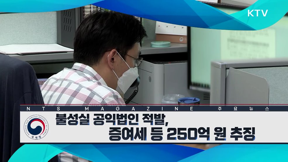 불성실 공익법인 적발, 증여세 등 250억 원 추징