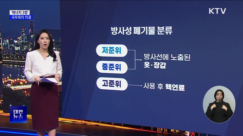 '고준위 특별법' 국무회의 의결···"처분시설 2060년 확보"