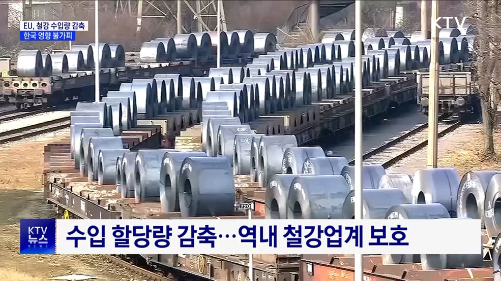 EU, 철강 수입 최대 15% 감축···한국도 영향