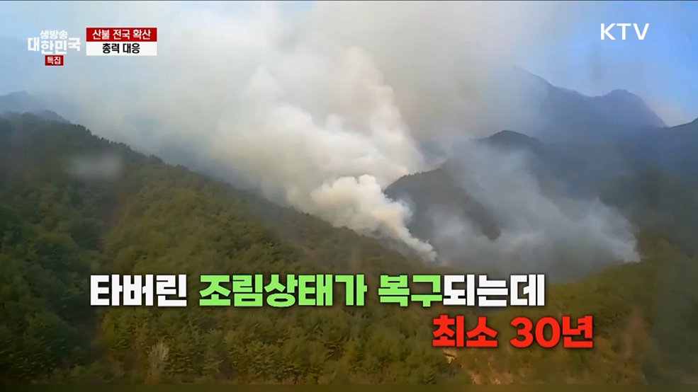 실수로 산불을 내도 처벌받습니다 - 행정안전부