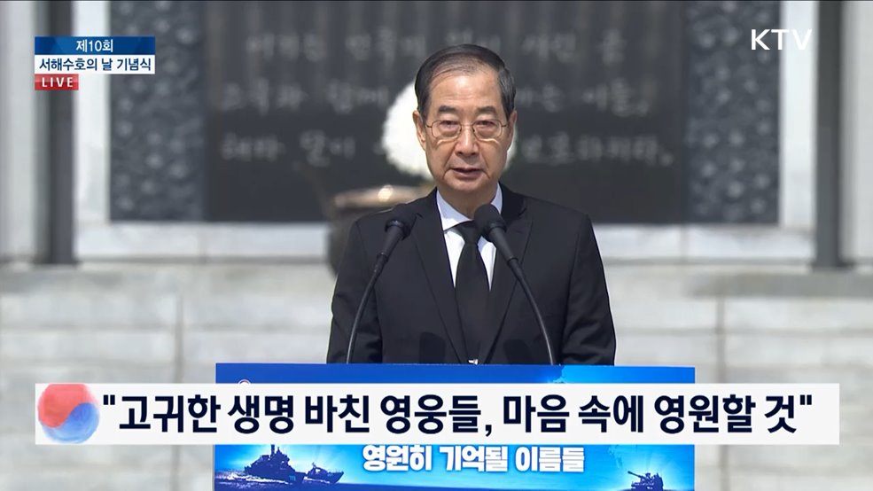 제10회 서해수호의 날 기념사