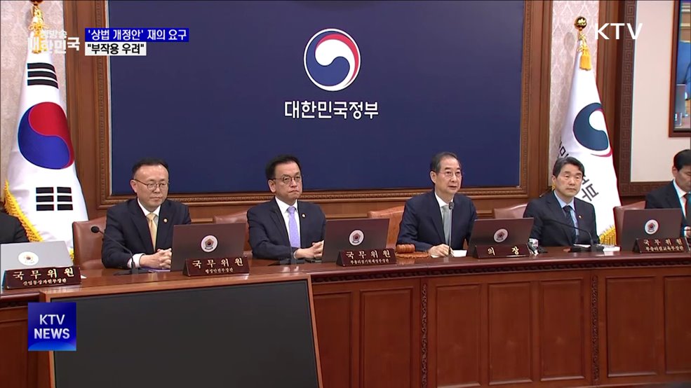 '상법 개정안' 재의요구권 행사···"부작용 우려"