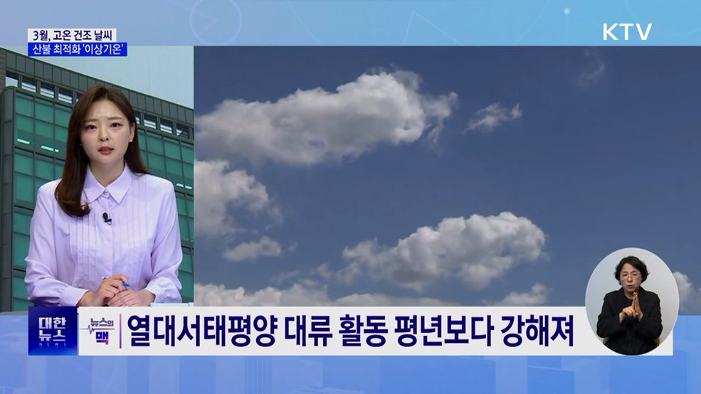 3월, 고온 건조 날씨···산불 최적화 '이상기온' [뉴스의 맥]