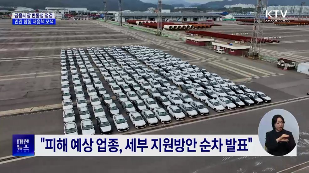 금융시장 변동성 점검···민관 합동 대응책 모색