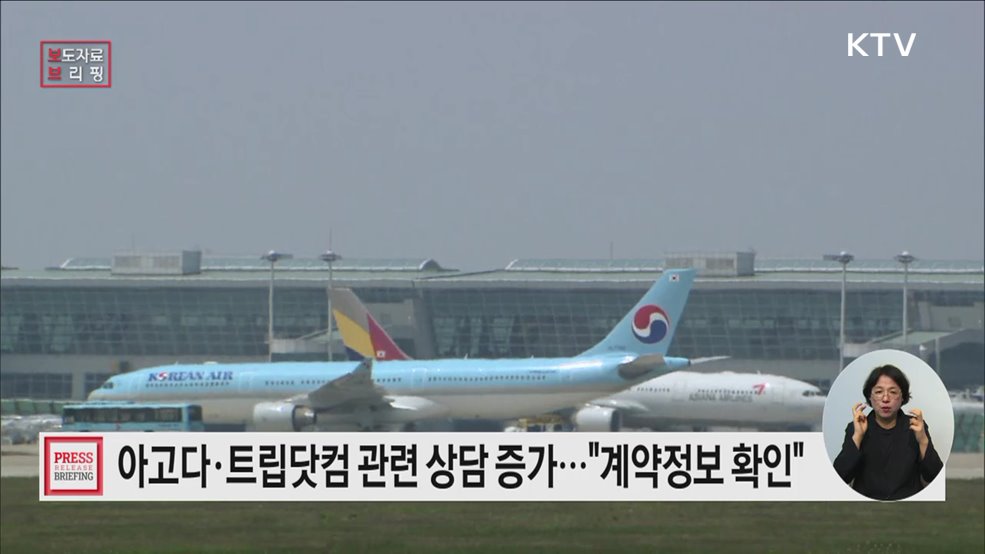 '항공·숙박' 등 서비스 관련 국제거래 상담 증가