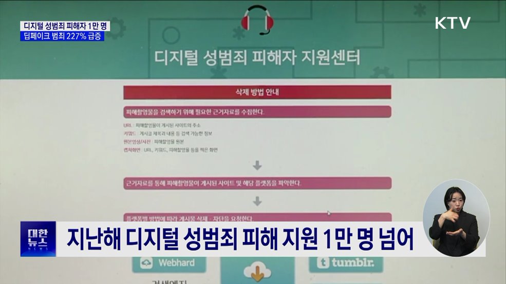 디지털 성범죄 피해자 1만 명 넘어···딥페이크 범죄 227% 급증