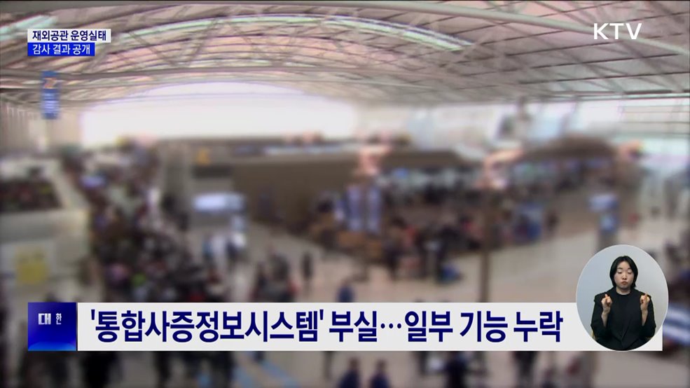 "재외공관 불법대여 의심계좌·여권 위변조 확인 부실"