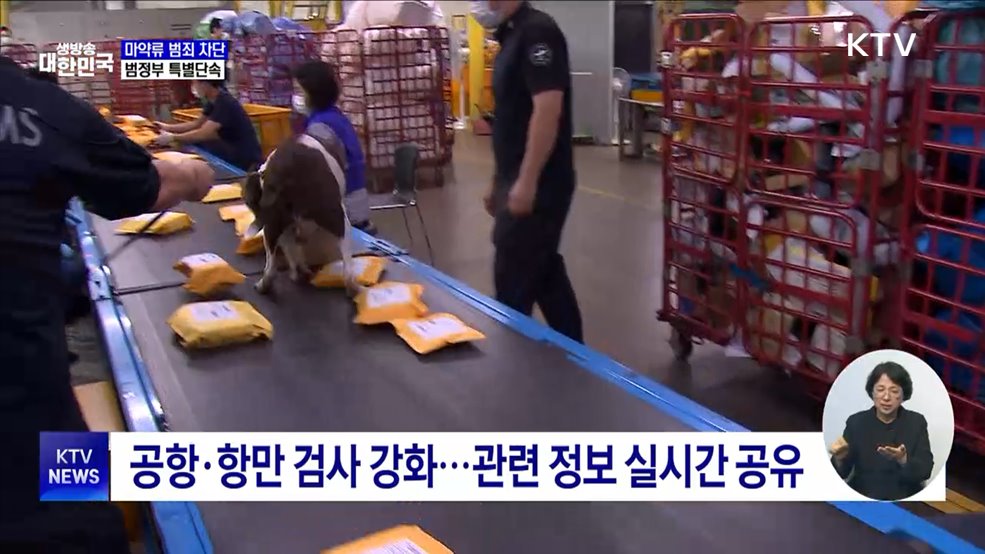 "마약류 범죄 확산 차단"···6월까지 범정부 특별단속