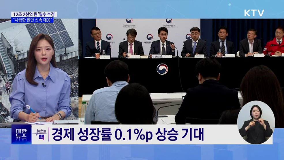 12조 2천억 원 추경 투입···"시급한 현안 신속 대응“ [뉴스의 맥]