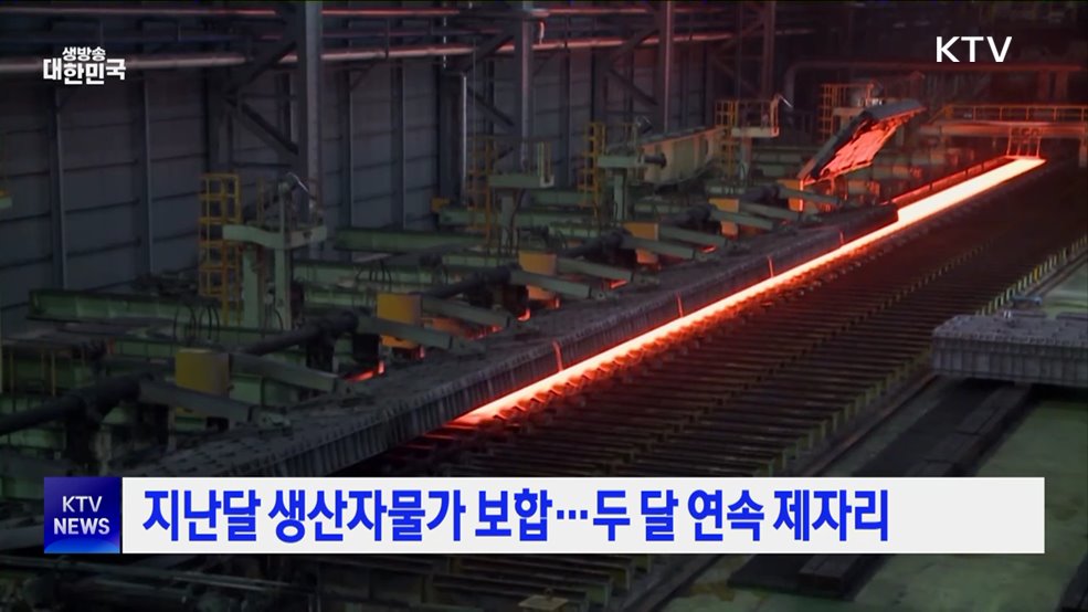 지난달 생산자물가 보합···두 달 연속 제자리