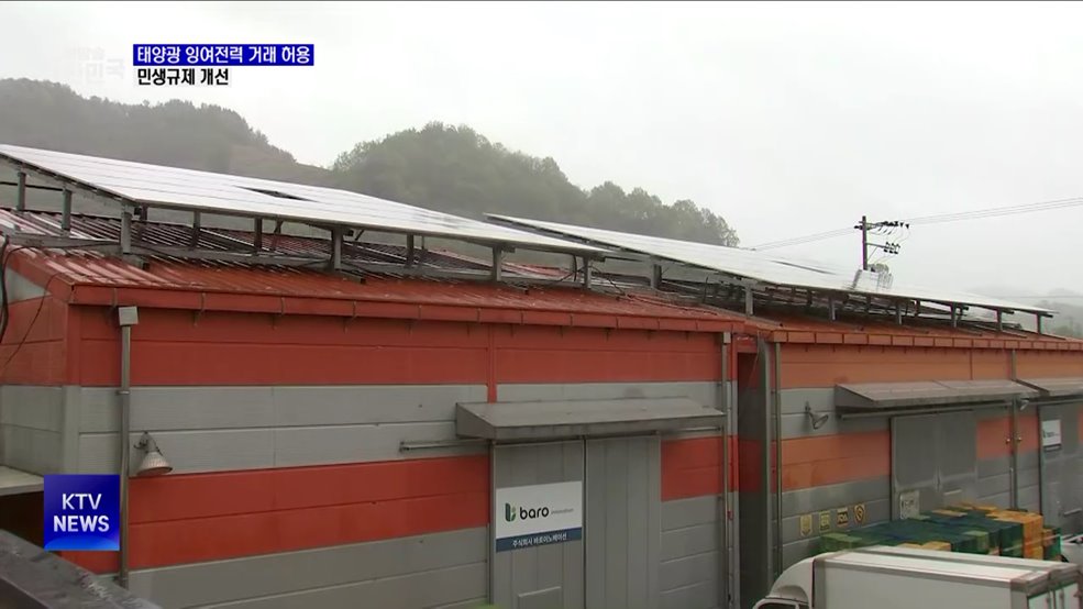 농업법인, 태양광 잉여전력 거래 허용···민생규제 개선