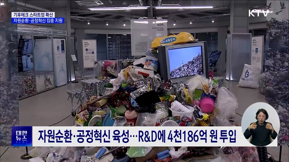 기후위기를 창업 기회로···자원순환·공정혁신 4천186억 투입