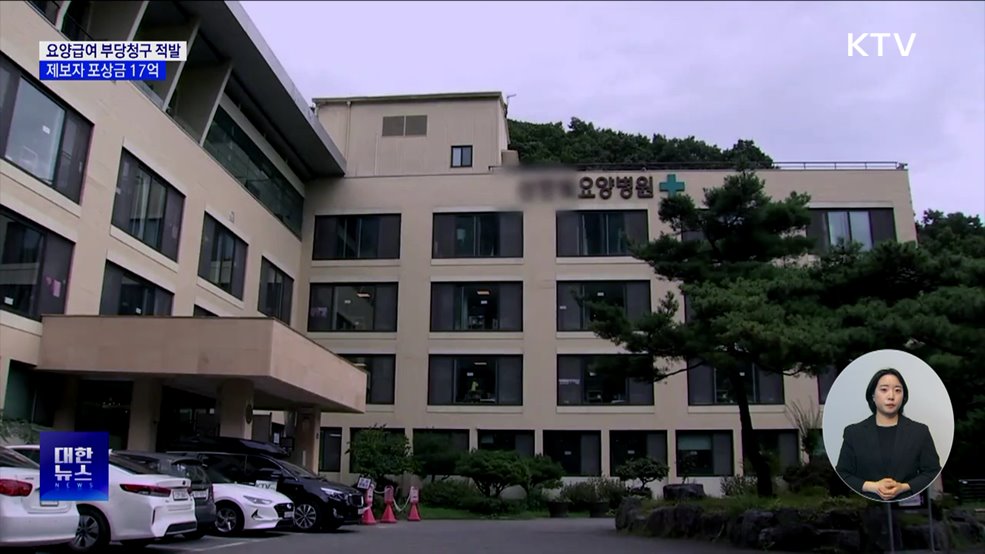 요양급여 부당청구 기관 10곳 적발···제보자 포상금 17억