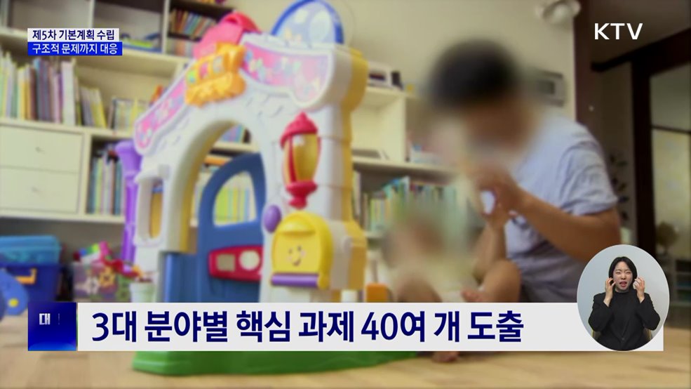 제5차 저출산·고령사회 기본계획 수립 착수