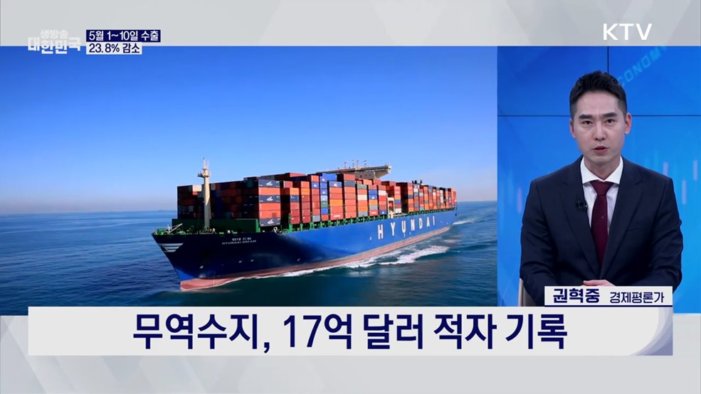 연휴·관세 영향···대미수출 30% 감소 [오늘의 이슈]