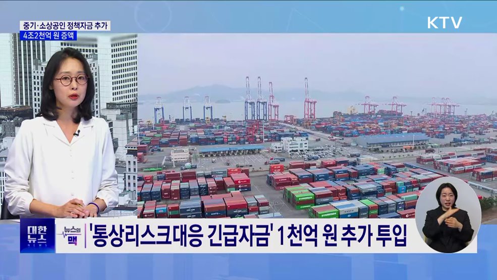 중기·소상공인 정책자금 4조2천억 증액···"신속 집행" [뉴스의 맥]