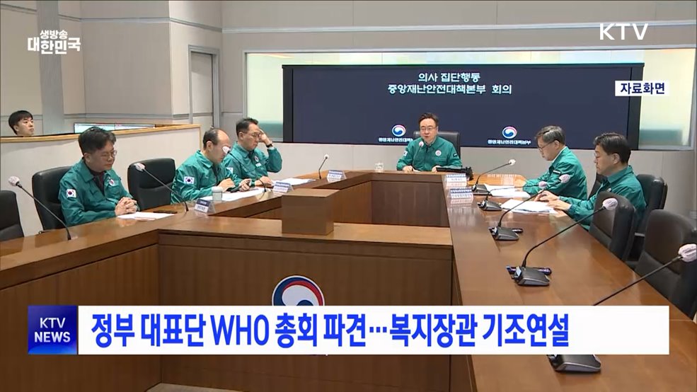 정부 대표단 WHO 총회 파견···복지장관 기조연설