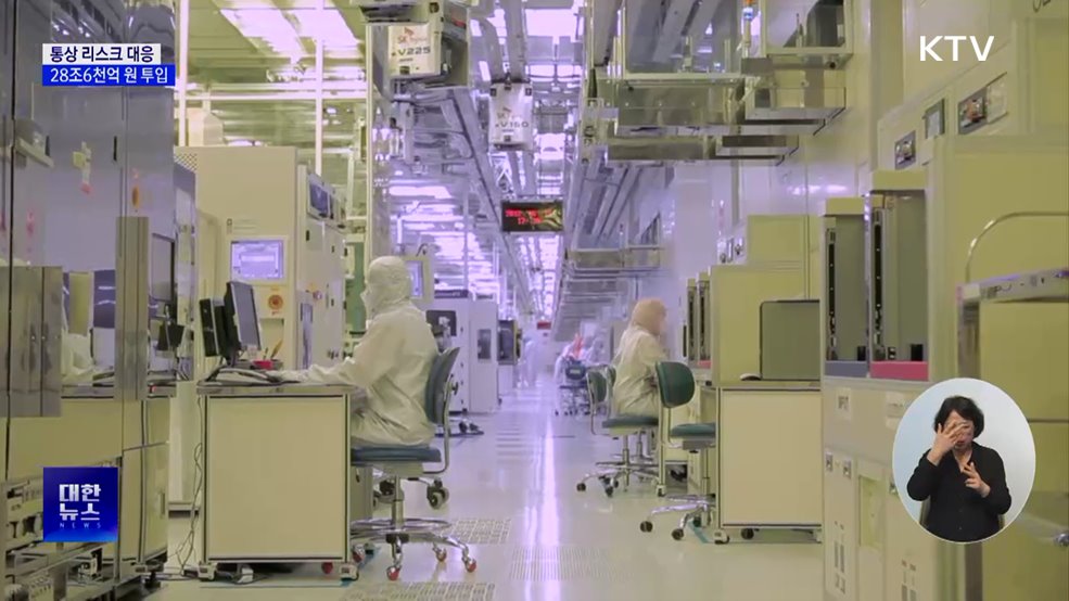 정부, 통상 리스크 대응 28조6천억 원 정책금융 공급