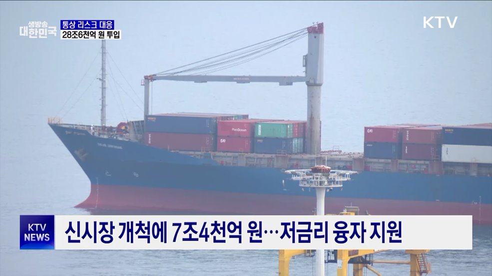 정부, 통상 리스크 대응 28조6천억 원 정책금융 공급