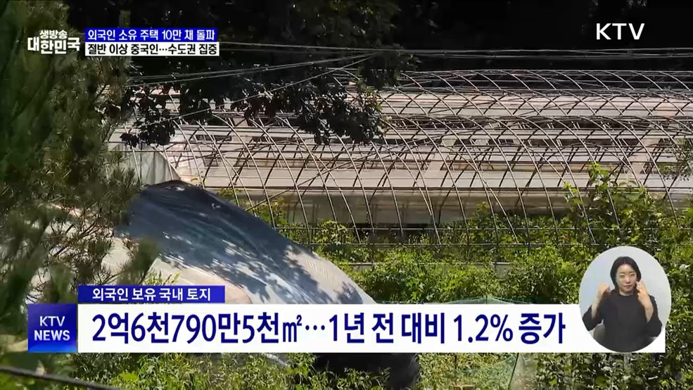 외국인 소유 주택 10만 채 돌파···수도권에 집중