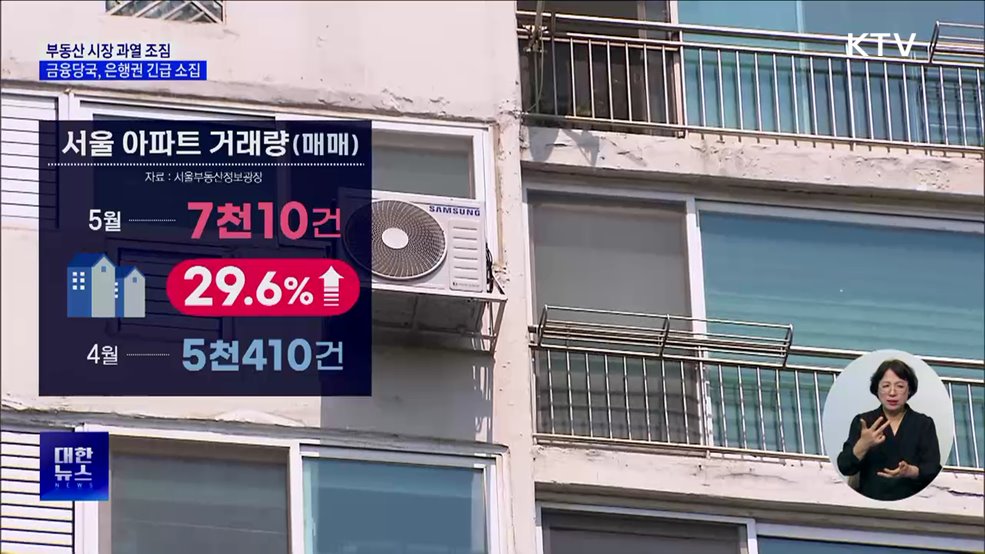 부동산 시장 과열 조짐···금융당국 '대출 조이기'