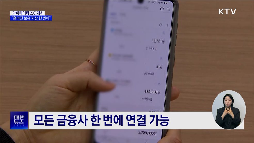 "흩어진 보유 자산 한 번에"···'마이데이터 2.0' 개시