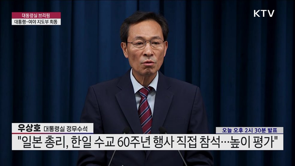 대통령실 브리핑 - 대통령-여야 지도부 회동 (25. 06. 22. 14시)