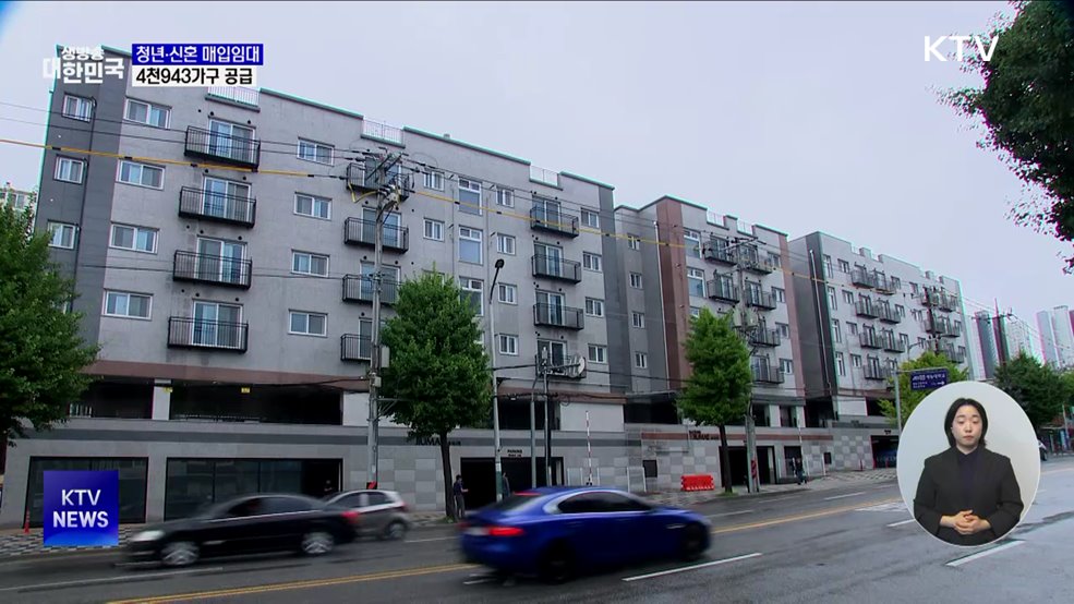 청년·신혼 대상 매입임대주택 4천943가구 모집