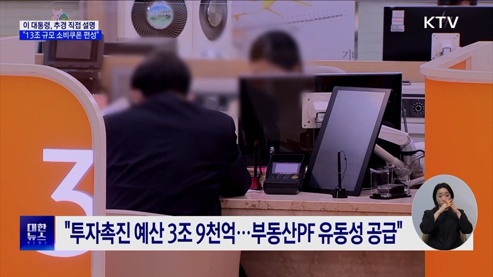 "13조 규모 소비쿠폰 편성···지역상품권 추가 발행"