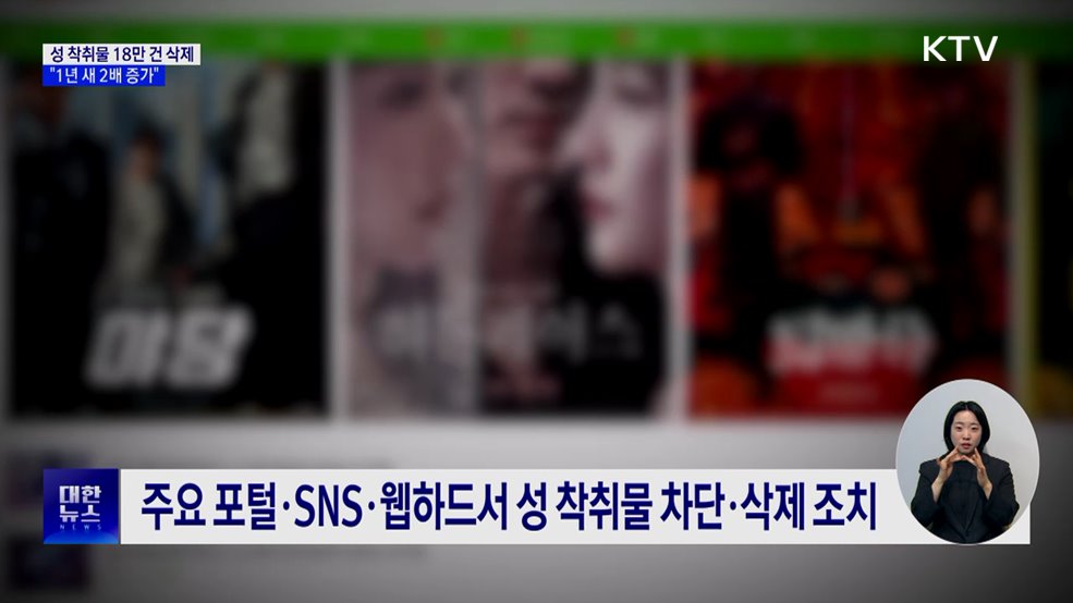 지난해 성 착취물 18만 건 삭제···1년 새 2배 증가