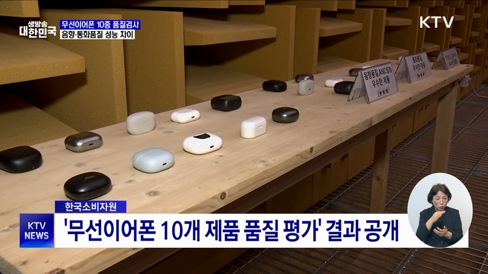 무선이어폰 10종 품질검사···"음향·통화품질 성능 차이"