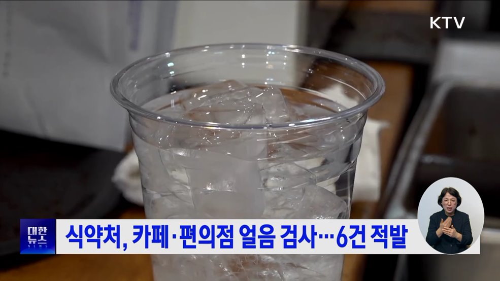 식약처, 카페·편의점 얼음 검사···6건 적발