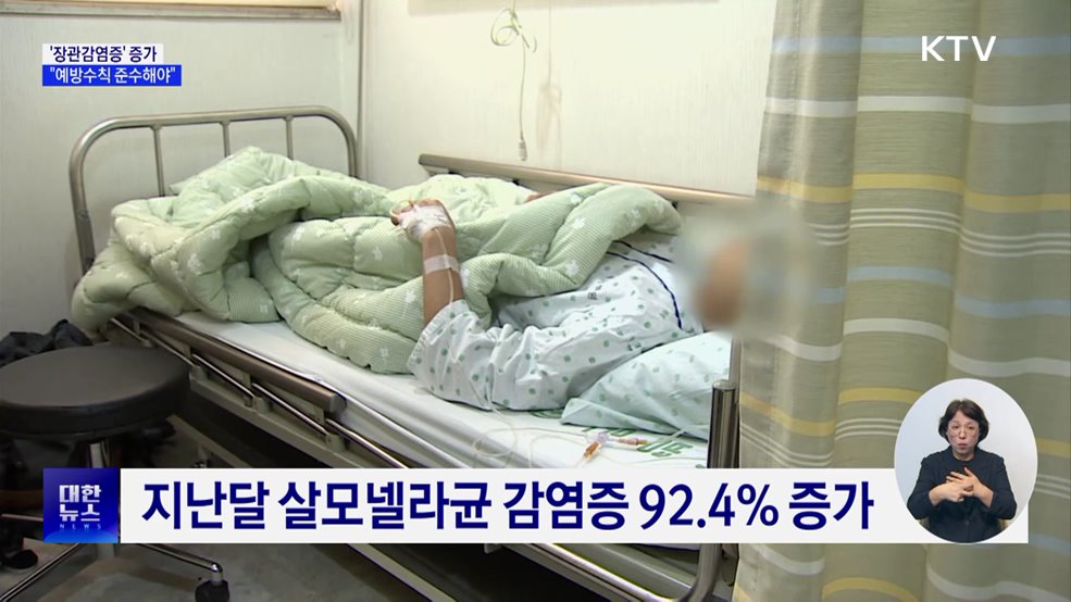 폭염에 '장관감염증' 증가···"예방수칙 준수해야"