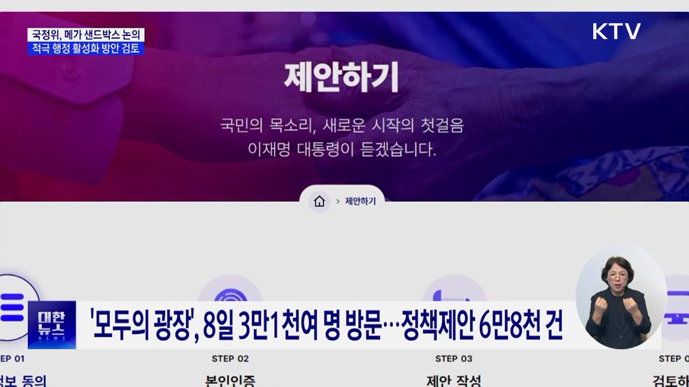 국정위, '메가 샌드박스' 논의···적극 행정 활성화 검토