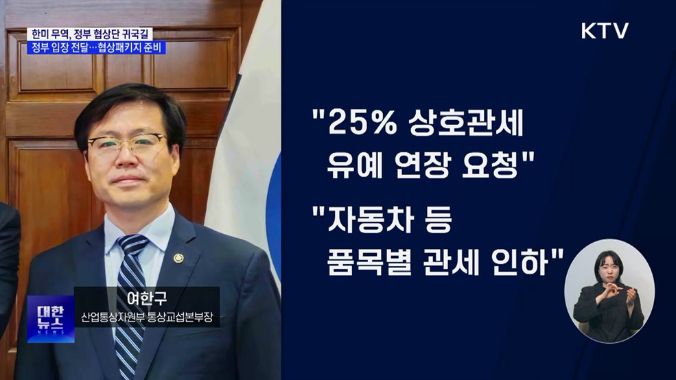 방미 협상단 귀국길···통상·안보 연계 패키지 준비