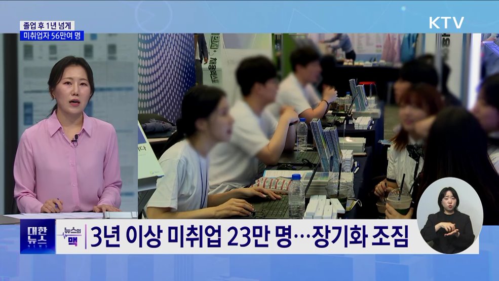 졸업 후 1년 넘게 백수 56만여 명···미취업 장기화 [뉴스의 맥]