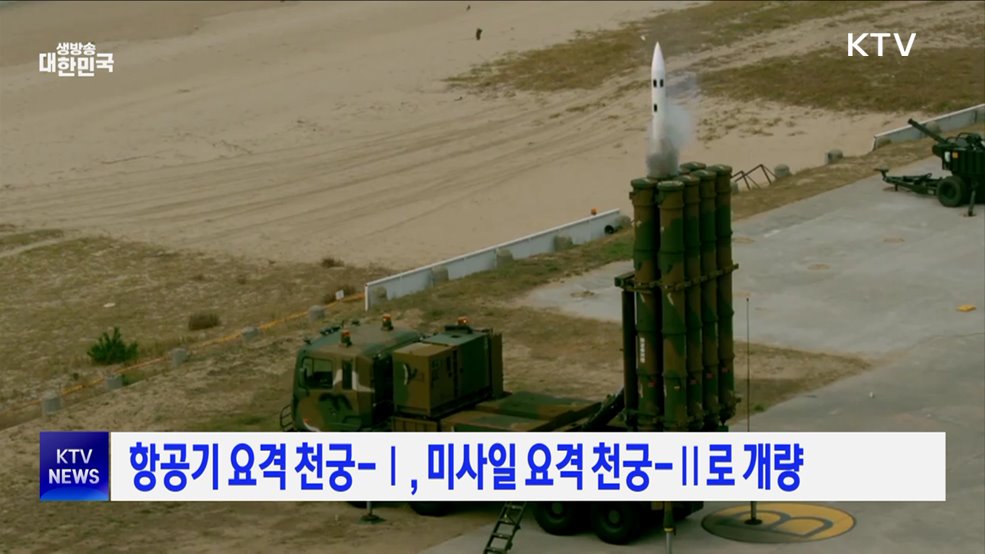 항공기 요격 천궁-Ⅰ, 미사일 요격 천궁-Ⅱ로 개량