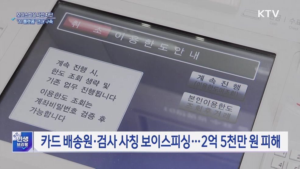보이스피싱 사전 차단···금융위, 'AI 플랫폼' 연내 구축