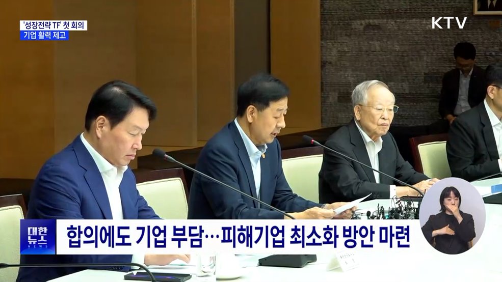 '성장전략 TF' 첫 회의···기업 활력 제고