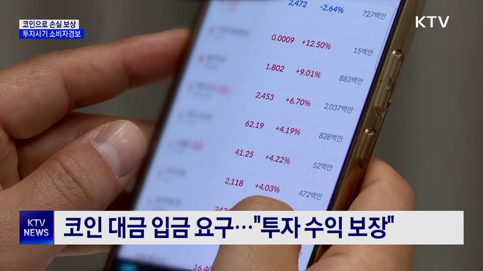 코인으로 손실 보상···금감원 "사기범 단골 멘트"