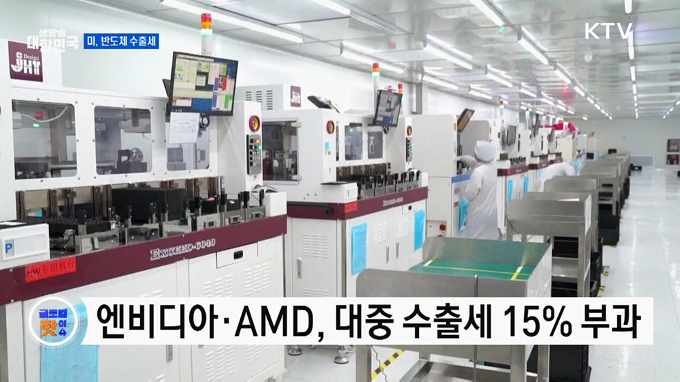 미, 대중 반도체 수출세 확대 고려 [글로벌 핫이슈]