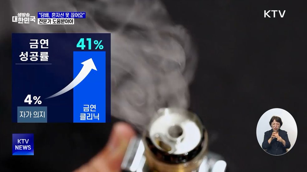 "담배, 혼자선 못 끊어요"···전문가 도움받아야