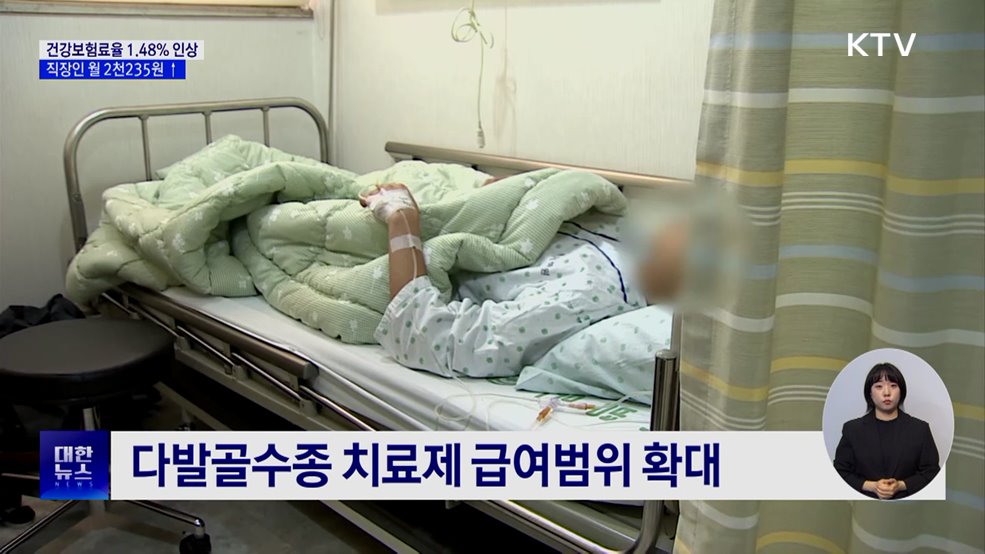 건강보험료율 1.48% 인상···직장인 월 2천235원 ↑