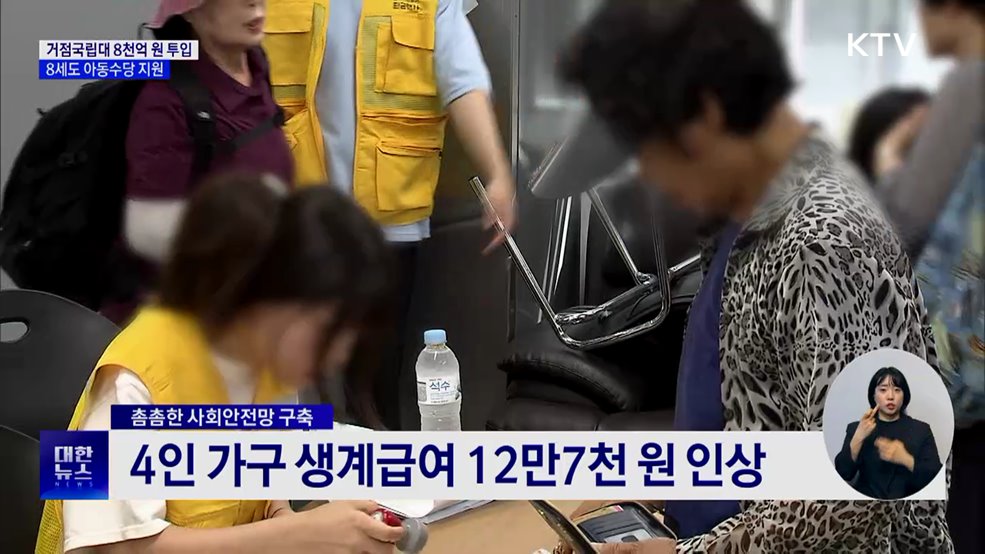 거점국립대 8천억 원 투입···8세도 아동수당 지원