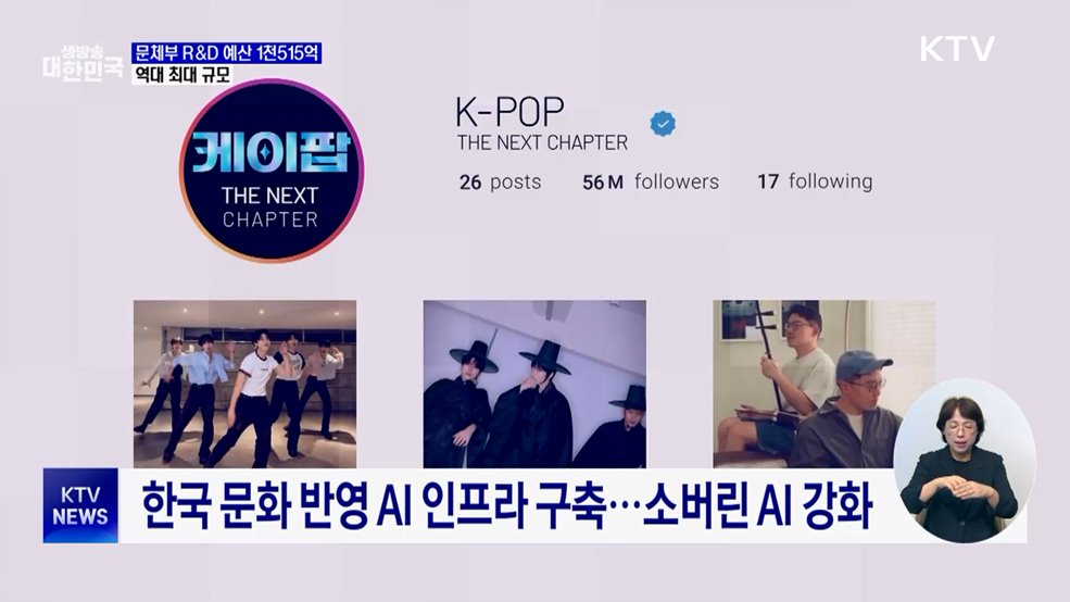 문체부 R&D 예산안 1천515억···역대 최대 규모