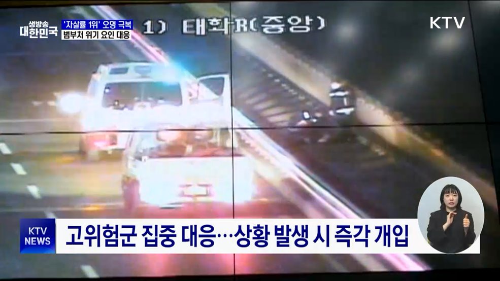 "자살률 1위 국가 오명 극복"···범부처 위기 요인 대응