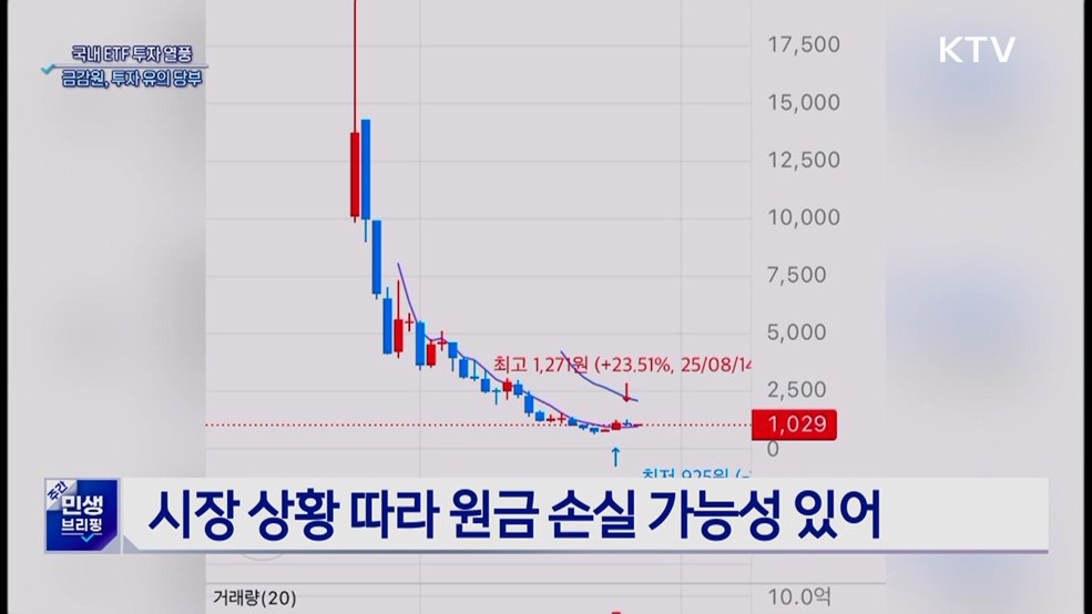 국내 ETF 투자 열풍···"상품 특성·투자 위험 살펴야"